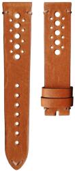 Biatec Curea din piele Biatec | Maro auriu Racing - 20 mm - Fără cataramă + 5 ani garanție și cadou GRATUIT