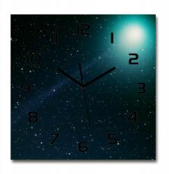 TULUP Nagy négyzet alakú üveg falióra Galaxis 60x60 cm (pl_zsk_60x60_f_27580570)