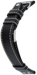 Junkers Curea din piele Junkers 20 mm - neagră/pilot + 5 ani garanție și cadou GRATUIT (P71852)