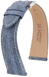 Hirsch Curea Hirsch Fibre Plant - albastru deschis - 19 mm - L - Lungime standard - 16 mm - Argint