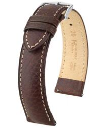 Hirsch Curea Hirsch Boston (NO NQ) - maro - 20 mm - M - Střední délka - 18 mm - Argint + 5 ani garanție și cadou GRATUIT (P77257)