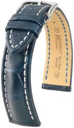 Hirsch Curea Hirsch Capitano - albastră - 22 mm - L - Standardní délka (doporučujeme) - 20 mm - Argint + 5 ani garanție și cadou GRATUIT (P86486)