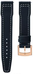 Biatec Curea din piele Biatec Marine | Albastru - 20 mm - De aur + 5 ani garanție și cadou GRATUIT (P106427)