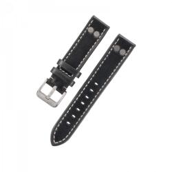 Laco Curea Laco Pilot - neagră - 18 mm - L - Standardní délka (doporučujeme) + 5 ani garanție și cadou GRATUIT (P128700)