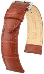 Hirsch Strap Hirsch Duke - maro auriu - 17 mm - M - Střední délka - 16 mm - De aur + 5 ani garanție și cadou GRATUIT (P78341)