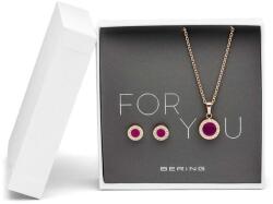 Bering Set cadou colier + cercei Bering Arctic Symphony WithLove-Set-P + 5 ani garanție și cadou GRATUIT