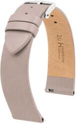 Hirsch Curea Hirsch Cașmir - taupe - 20 mm - M - Střední délka - 18 mm - Argint + 5 ani garanție și cadou GRATUIT