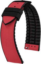 Hirsch Curea Hirsch Arne - burgundy - 20 mm - L - Standardní délka (doporučujeme) - 18 mm - Negru + 5 ani garanție și cadou GRATUIT