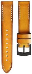 Biatec Curea din piele Biatec | Honey vintage - 20 mm - Negru + 5 ani garanție și cadou GRATUIT