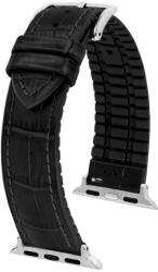 Hirsch Curea Hirsch Paul pentru Apple Watch - negru - 22 mm - L - Standardní délka (doporučujeme) - 20 mm - Negru + 5 ani garanție și cadou GRATUIT (P106767)