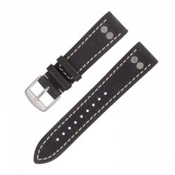 Laco Curea Laco Pilot Strap - negru - 20 mm - XL - Prodloužená délka - 18 mm + 5 ani garanție și cadou GRATUIT (P81789)