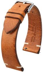 Hirsch Curea Hirsch Bagnore - maro auriu - 20 mm - L - Standardní délka (doporučujeme) - 16 mm - Argint + 5 ani garanție și cadou GRATUIT (P66141)