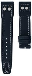 Biatec Curea din piele Biatec Pilot | Albastră - 20 mm - Fără cataramă + 5 ani garanție și cadou GRATUIT
