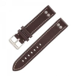Laco Curea Laco Pilot Strap Original - maro închis - 22 mm - L - Standardní délka (doporučujeme) + 5 ani garanție și cadou GRATUIT (P81809)