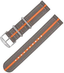 Laco GMT curea de nylon - Šedo-oranžová + 5 ani garanție și cadou GRATUIT (P128682)