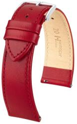 Hirsch Curea Hirsch Osiris - roșie - 18 mm - M - Střední délka - 16 mm - Argint + 5 ani garanție și cadou GRATUIT (P35577)