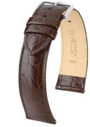 Hirsch Curea Hirsch Crocograin (NO QR) - maro - 16 mm - M - Střední délka - 14 mm - De aur + 5 ani garanție și cadou GRATUIT (P89853)