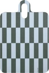 Muurla Tocător și platou de servire Checks & Stripes 21 x 31 cm, verde-violet (2340-2131-03) Tocator