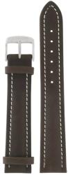 Junkers Curea din piele Junkers XL 20 mm - maro închis/cusături albe + 5 ani garanție și cadou GRATUIT (P65698)