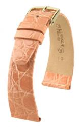 Hirsch Curea Hirsch Prestige Crocodile - roz - 14 mm - M - Střední délka - 12 mm - Argint + 5 ani garanție și cadou GRATUIT (P100614)