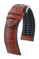 Hirsch Curea Hirsch Paul - maro auriu - 20 mm - L - Standardní délka (doporučujeme) - 18 mm - Argint + 5 ani garanție și cadou GRATUIT (P76964)