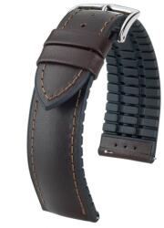 Hirsch Curea Hirsch James - maro - 18 mm - L - Standardní délka (doporučujeme) - 16 mm - Argint + 5 ani garanție și cadou GRATUIT (P76925)