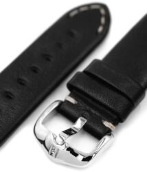 Hirsch Curea Hirsch Ranger pentru Apple Watch - negru - 22 mm - L - Standardní délka (doporučujeme) - 22 mm - Argint + 5 ani garanție și cadou GRATUIT (P112348)