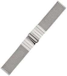 Laco Brățară din mesh de oțel Laco - 18 mm - S - Kratší délka - 18 mm - Argint + 5 ani garanție și cadou GRATUIT (P98610)