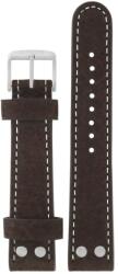 Junkers Curea din piele Junkers 20 mm - maro/două nituri + 5 ani garanție și cadou GRATUIT