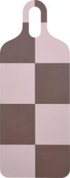 Muurla Tocător și platou de servire Checks & Stripes 13 x 33 cm, maro-verde (2340-1333-09) Tocator