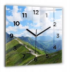  Üveg falióra Nappaliba Kasprowy mintával Wierch Zakopane 60x60 cm (010010500080200270298)