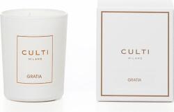 CULTI MILANO Lumânare parfumată Culti Gratia 70 g albă în sticlă lucioasă (CGRA70G)