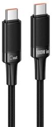 hoco. Cablu de date HOCO U153 Type-C - Type-C, 120 cm, NEGRU (U153 BLACK)