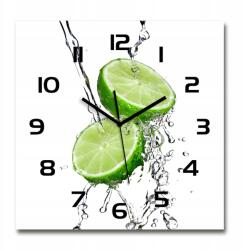 TULUP Üveg falióra, nagy lime és víz 60x60 (pl_zsk_60x60_f_80861778)