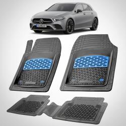 TeamCar Covorase Cauciuc Tip Tavita Blue | Compatibile Mercedes-Benz A-Class W177 2018+ (24920F02uy76FA)