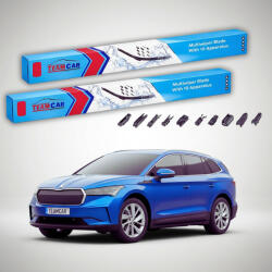TeamCar Ștergătoare Skoda Enyaq iV 50 2020-prezent | Set Dedicat Față Flat - TeamCar® (TC-ENYAQ-50-700-450FU2)