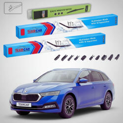TeamCar Ștergătoare Skoda Octavia IV Combi NX5 2019-2022 | Set Față și Spate - TeamCar® (TC-OCTAVIA-IV-COMBI-NX5-SPB16-650-475-330-FU)