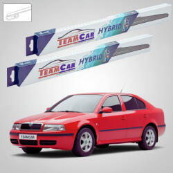 TeamCar Ștergătoare Skoda Octavia I Tour 1U2 1996-2010 | Set Față Hibrid - TeamCar® (TC-OCTAVIA-I-TOUR-1U2-530-480-H)