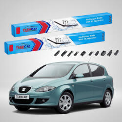 TeamCar Ștergătoare Seat Toledo 5P2 2004-2009 | Set Față Flat - TeamCar® (TC-TOLEDO5P2PT650650FU)