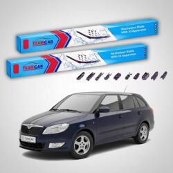 TeamCar Ștergătoare Skoda Fabia II Combi 5J5 2013-2014 | Set Față Flat - TeamCar® (TC-FABI9IICOMBI5J51314530530FU)