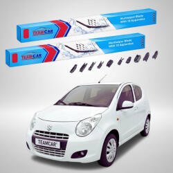 TeamCar Ștergătoare Suzuki Alto IV MF 2008-2014 | Set Față Flat Premium - TeamCar® (TC-ALTOIVMF530350FP)