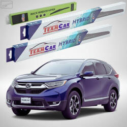 TeamCar Ștergătoare Honda CR-V V (2017-2019) Hibrid | Set Față Spate - TeamCar® (TCRHCRV5HIBFS2017)