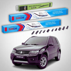 TeamCar Ștergătoare Suzuki Grand Vitara II JT 5 Uși 2012-2015 | Set Față și Spate Flat Premium - TeamCar® (TC-GV2JT5U1215475475300FP)