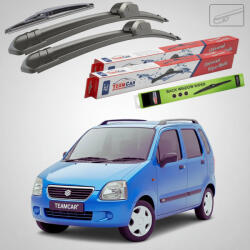 TeamCar Ștergătoare Suzuki Wagon R+ MM 2000-2007 | Set Față și Spate Flat - TeamCar® (TC-SUZWRPMM0007500450340F)