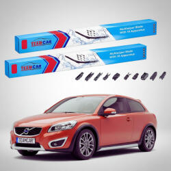 TeamCar Ștergătoare Volvo C30 2010-2013 | Set Față Flat - TeamCar® (TC-VOLVOC30PB19650500FU2)