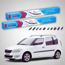TeamCar Ștergătoare Skoda Roomster Praktik 5J7 2013-2015 | Set Față Flat - TeamCar® (TC-ROOMSTER5J7B530530FU)
