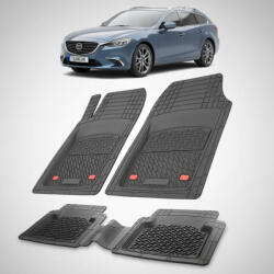 TeamCar Covorașe Mazda 6 GL Facelift 1 Combi 2015-2018 | Black Edition - TeamCar® (TCMAZDA6GLFL2zC)