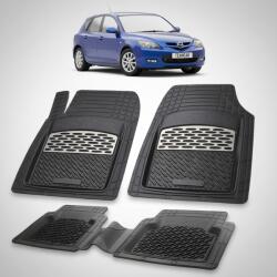 TeamCar Covorase Mazda 3 BK Facelift Hatchback 5 Usi Compatibile 2006-2009 | Silver (TCfMZDAGKWQ)