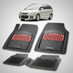 TeamCar® Covorașe Mazda 5 CR Facelift Compatibile 2008-2010 | Red Edition - TeamCar® (COVMAZDA5CRFLRED)