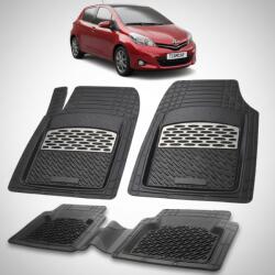 TeamCar Covorase Toyota Yaris XP130 Hatchback Compatibile 2011-2014 | Silver (SZkuToyQ1)